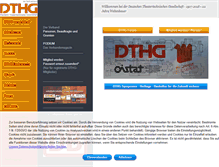 Tablet Screenshot of dthg.de
